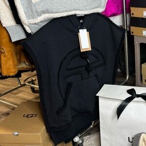 UGG x Telfair sherpa lined sideless hoodie